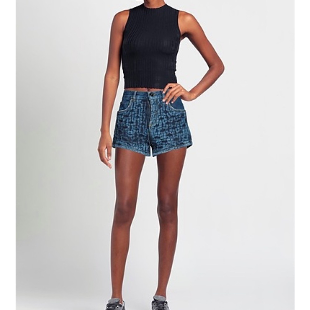 Pinko Denim Women's Jean Shorts, woven effect